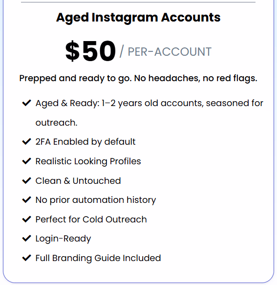 autoIGDM - aged IG accounts