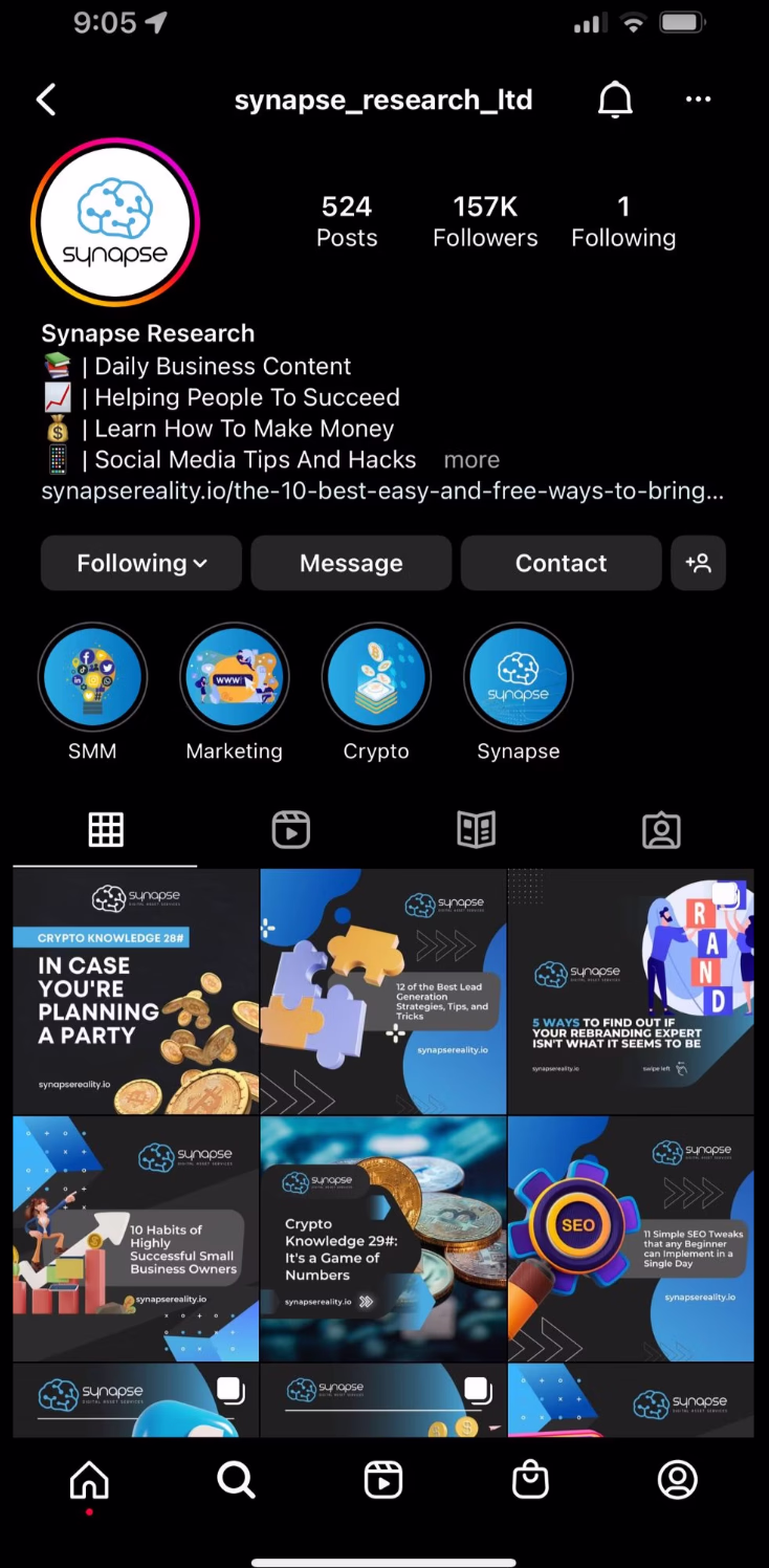 Main account